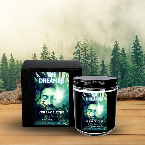 The Dreamer (Type) by Versace Single Wick Candle - Picture 2 of 2